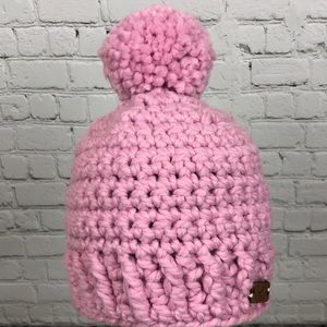 Handmade Crochet Beanie - Pink